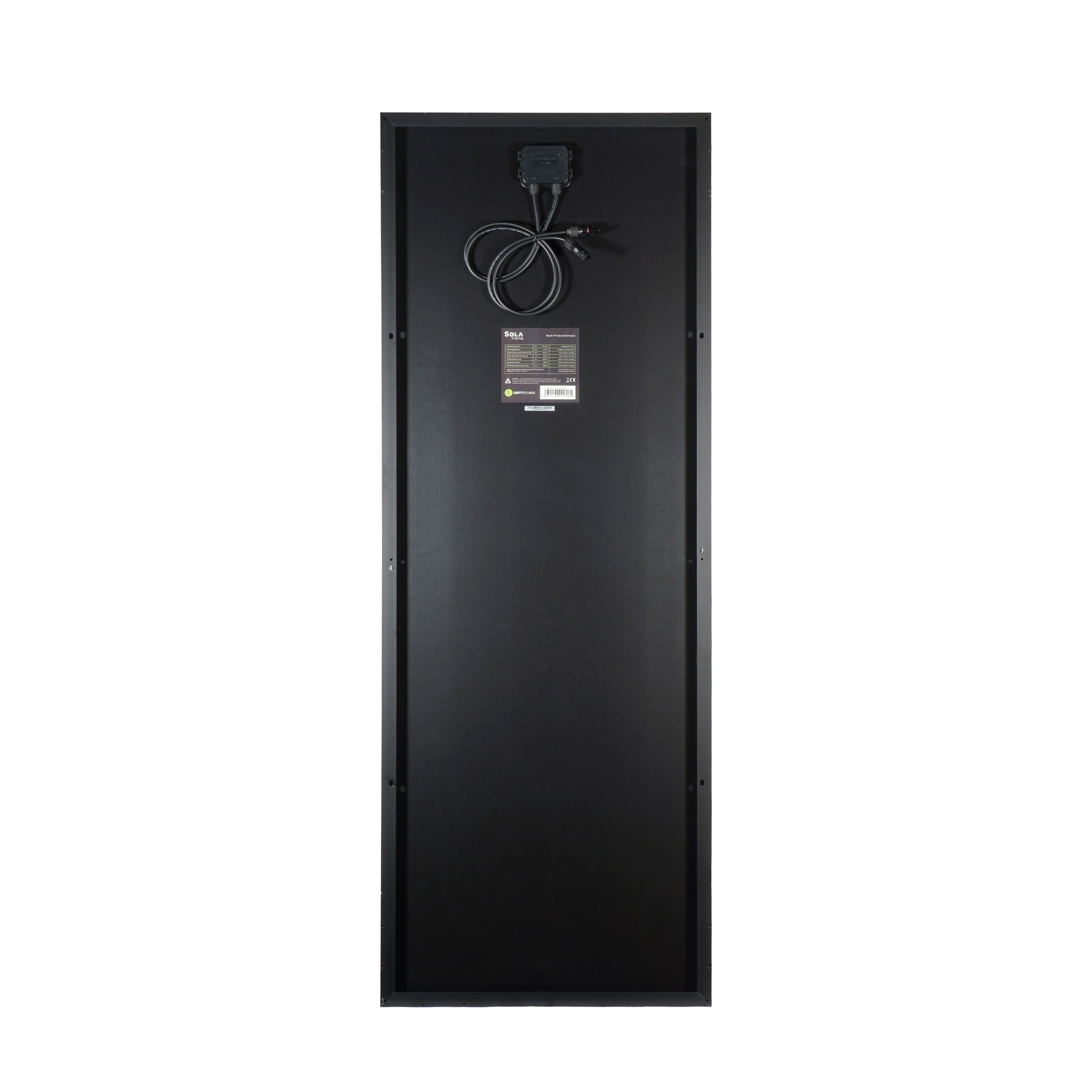 WATTSTUNDE® SOLA Frame Black 175 Wp