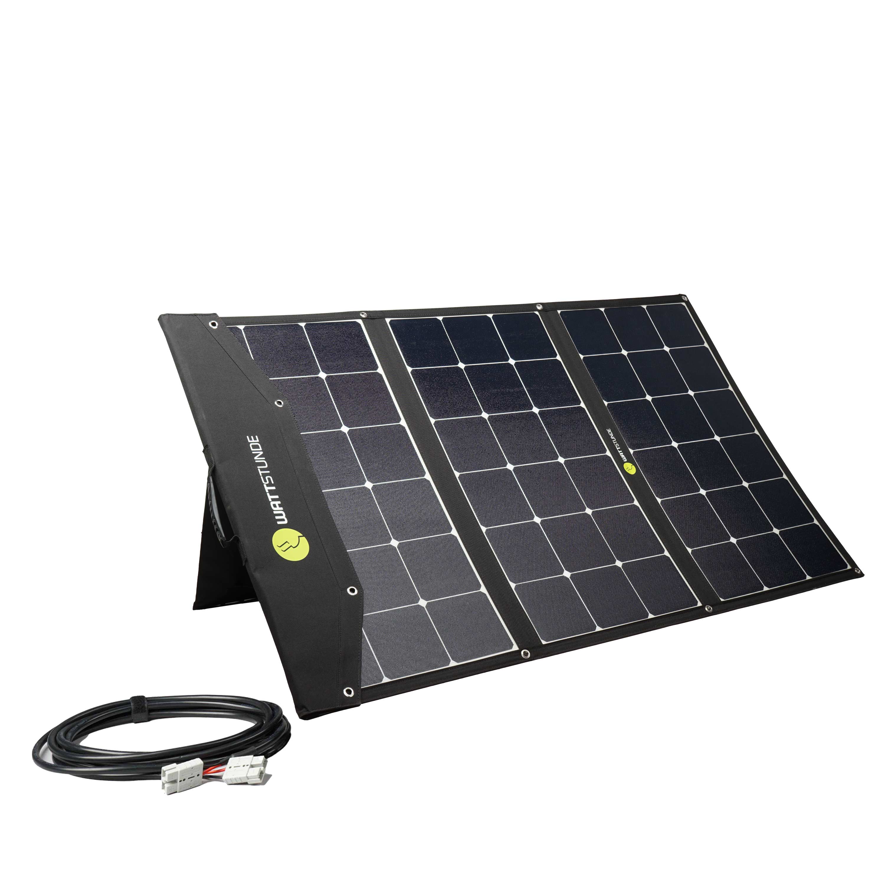 EcoFlow DELTA PRO 3 Powerstation Bundle with WATTHUNDE SOLA Ease 200 W HV SunFolder