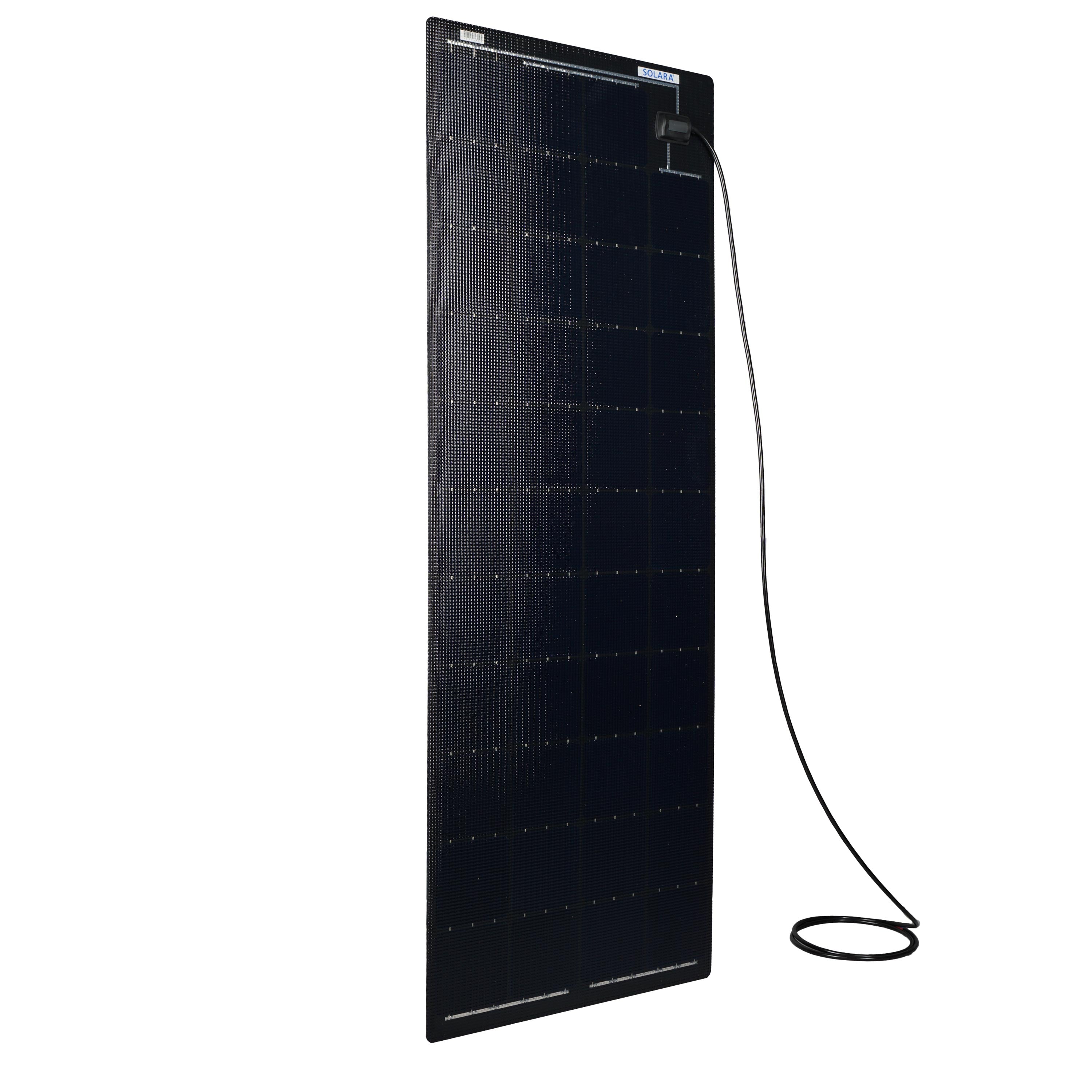 SOLARA Power M-Series S705M43 Marine160Wp Cable outlet front