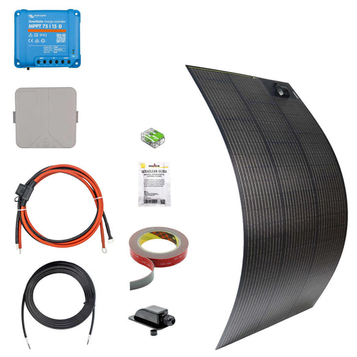 150 W SOLA Flex Mono Wohnmobil Solaranlage Komplettset