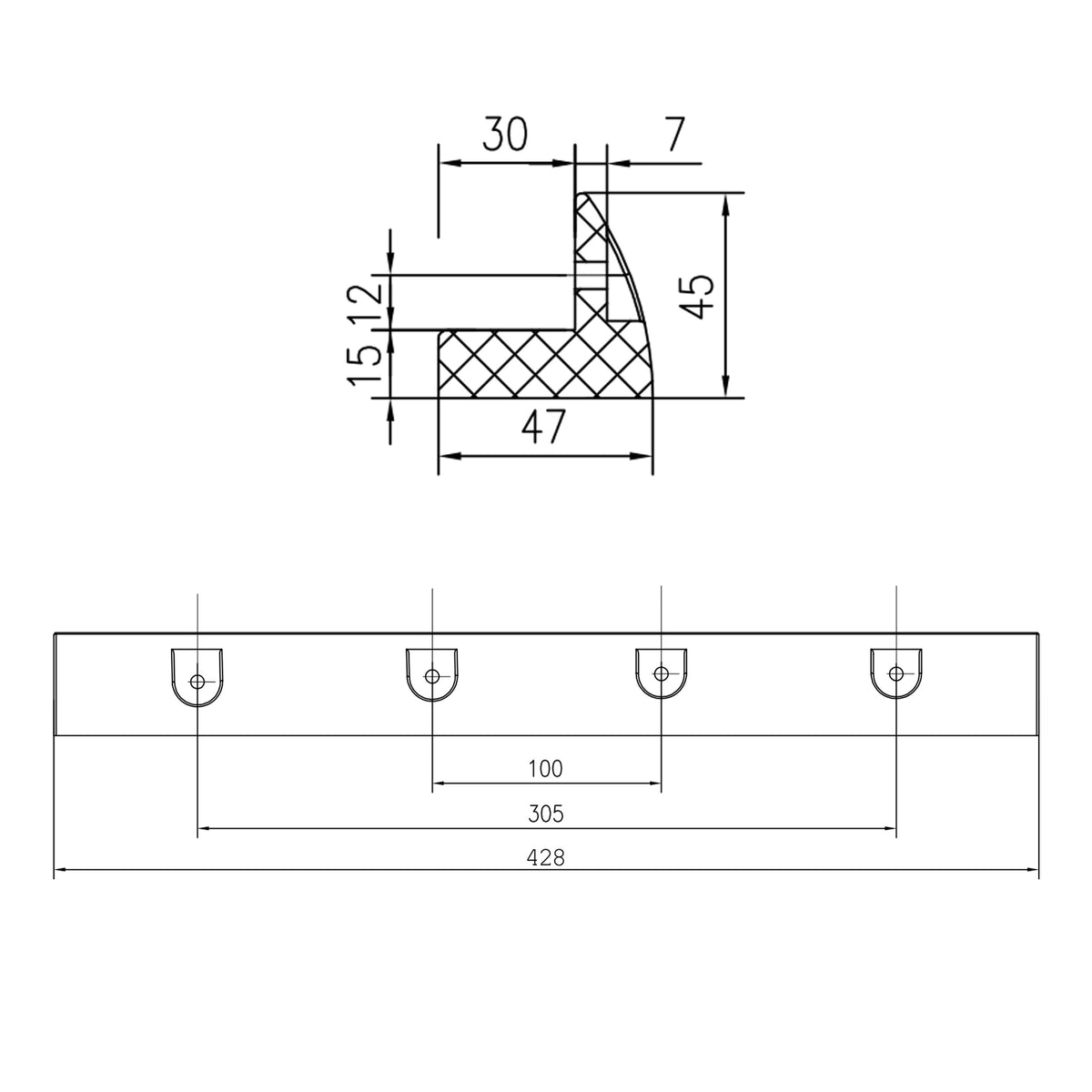 201-2143 - MOUNT Solarmodul Halterung 43 weiß (6)