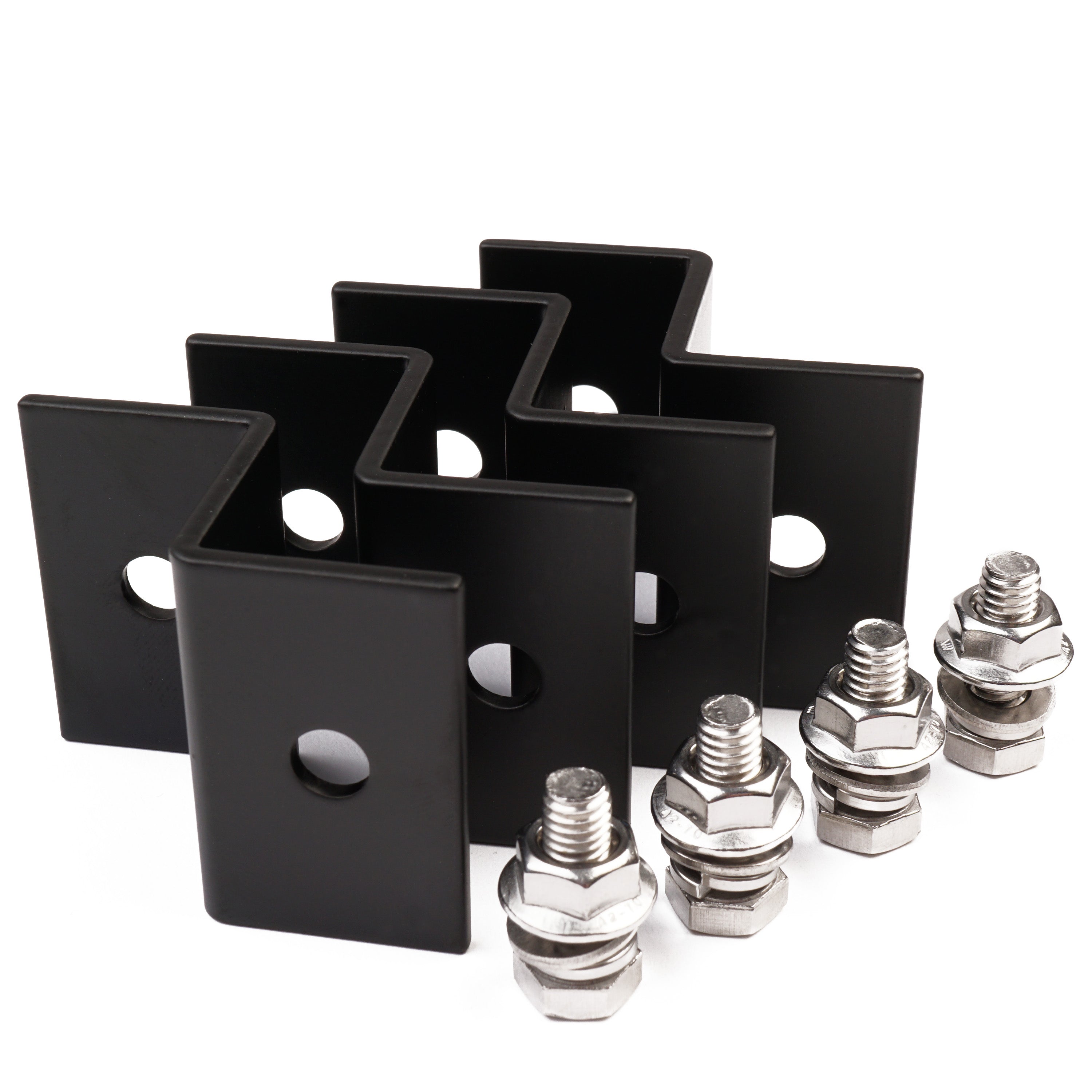 WATTSTUNDE® 38 mm Aluminum Z-Bracket HSZ38 Black Mount