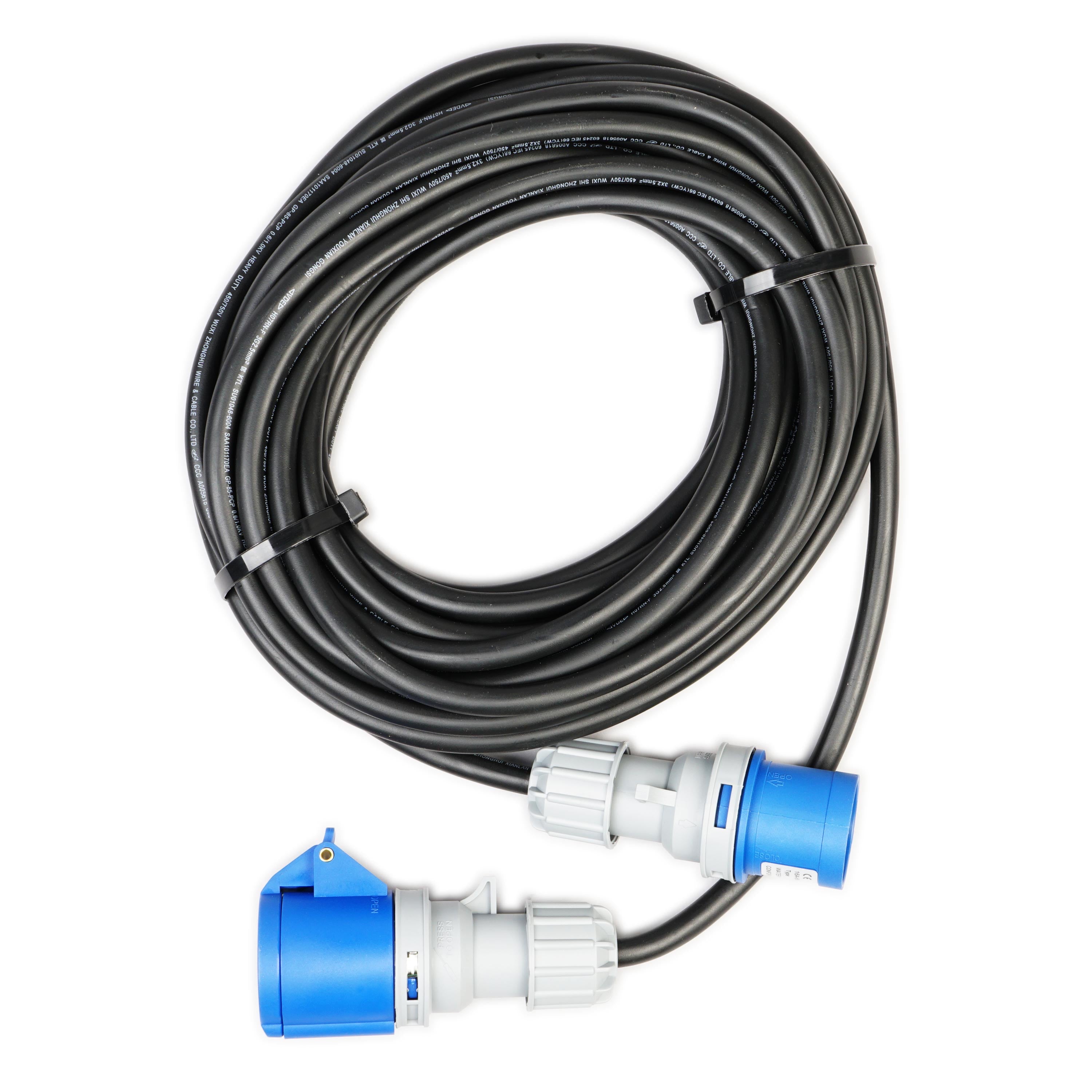 WATTSTUNDE® CEE extension cable 15 m, 16 A