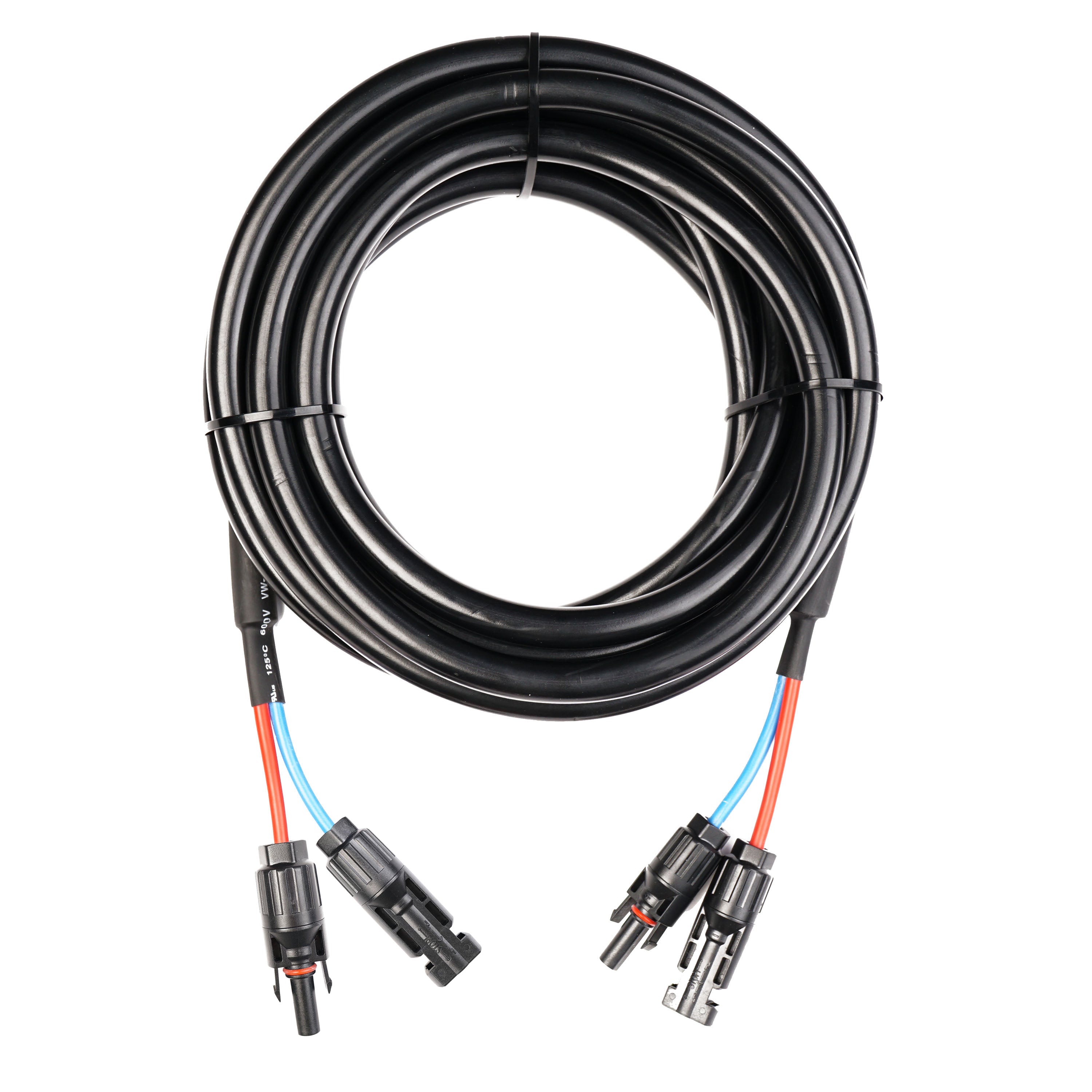 WATTSTUNDE® VK-MC4-MC4-6.5 MC4 5 m extension cable 2 x 6 mm²