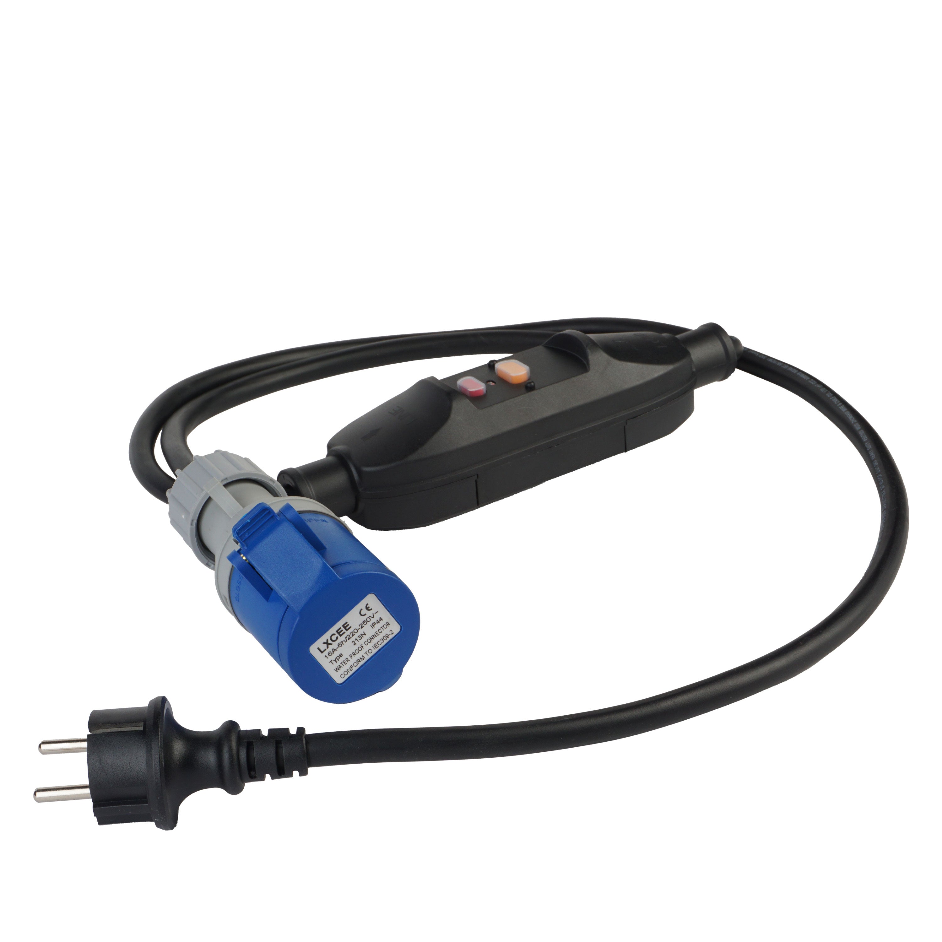 WATTSTUNDE® CEE feed-in cable with FI