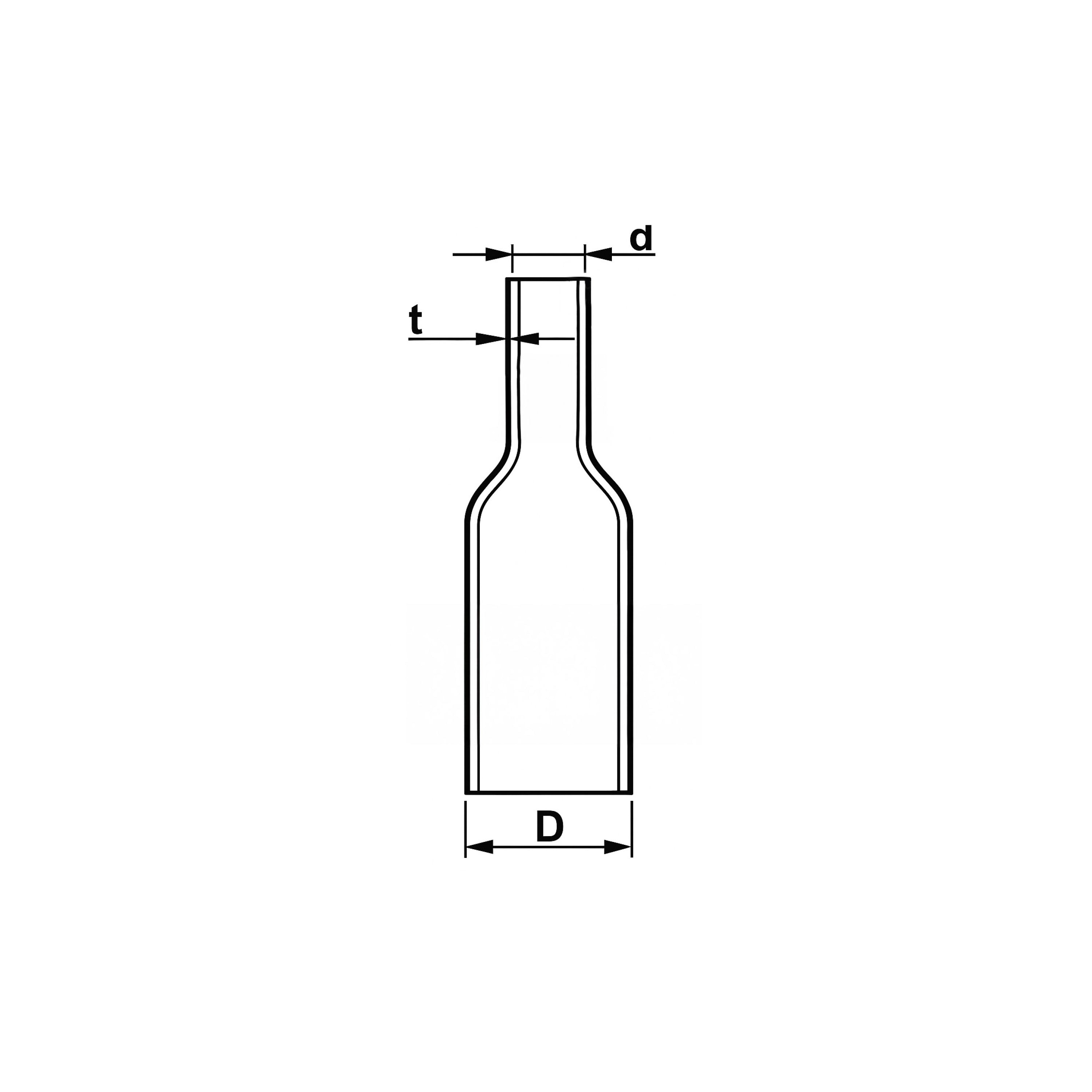 WATTSTUNDE® Schrumpfschlauch 4,8/2,4 mm 10 m schwarz