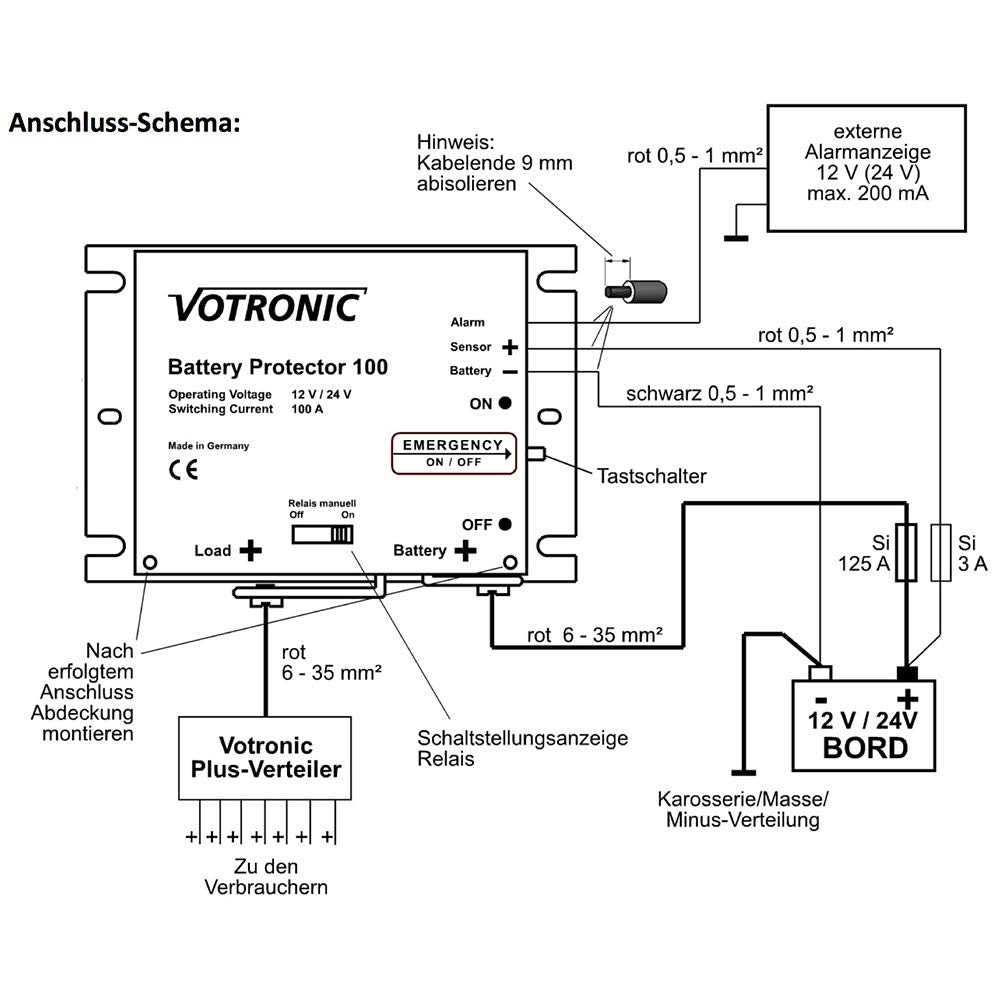 Votronic Battery Protector 100 - 3078