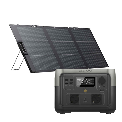 EcoFlow River 2 Max Powerstation Bundle mit EcoFlow Lightweight Solarpanel 160 W