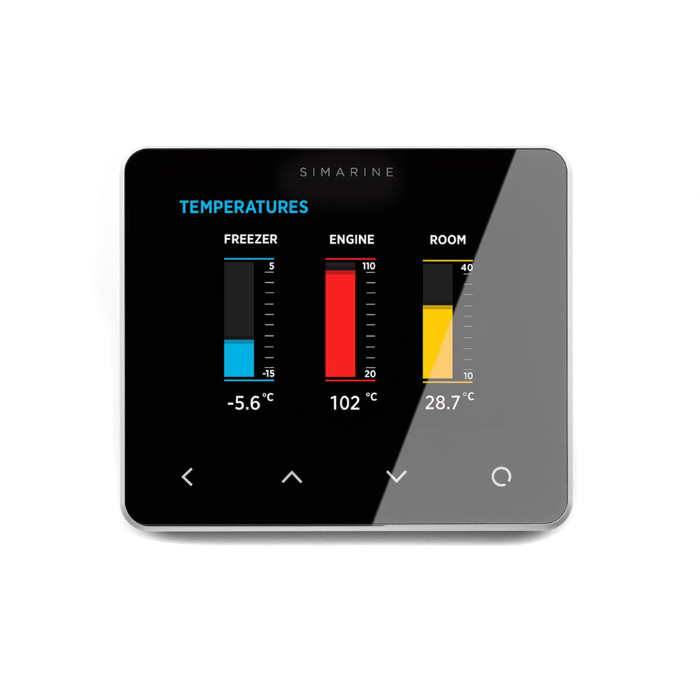 Simarine PICO Battery Monitor - with silver frame
