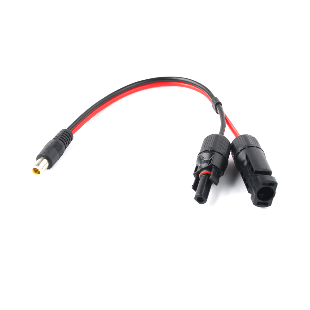 WATTSTUNDE® Adapter cable (2x) 2 mm² Type-MC4/DC7909 male 20 cm black