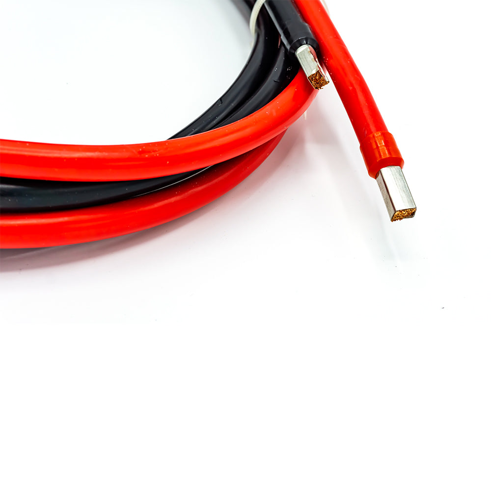 WATTSTUNDE® Fuse Cable (with fuse holder) 2 x 35 mm² M8/ferrule 1 m red/black