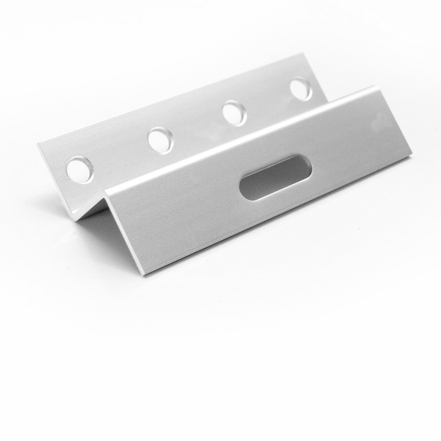 WATTSTUNDE® 100 mm Aluminium Z-Bracket HSZ100 white bracket
