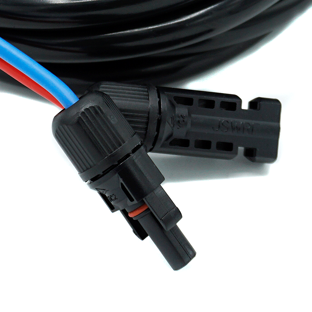 WATTSTUNDE® DAC 6.1 Anschlusskabel Solarmodul zu Laderegler 1 Meter 2 x 6 mm²