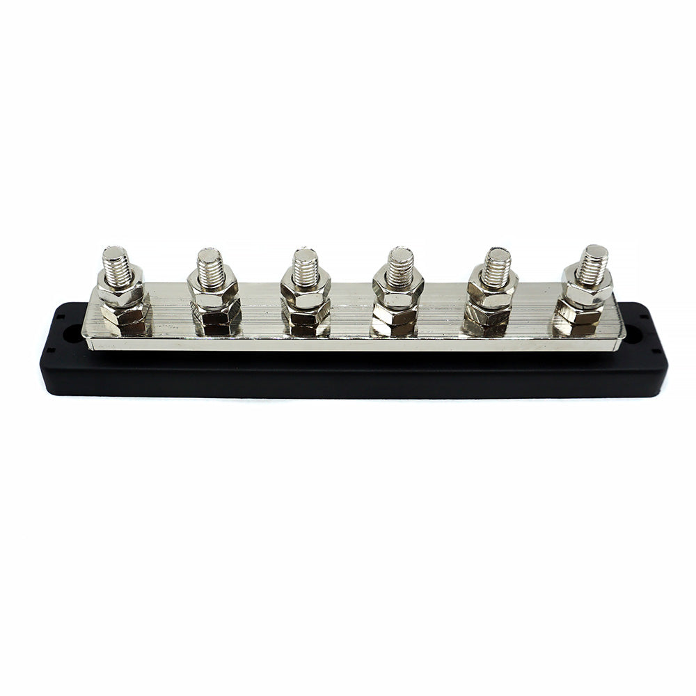 WATTSTUNDE® Busbar 6xM8 300 A / 70 V black