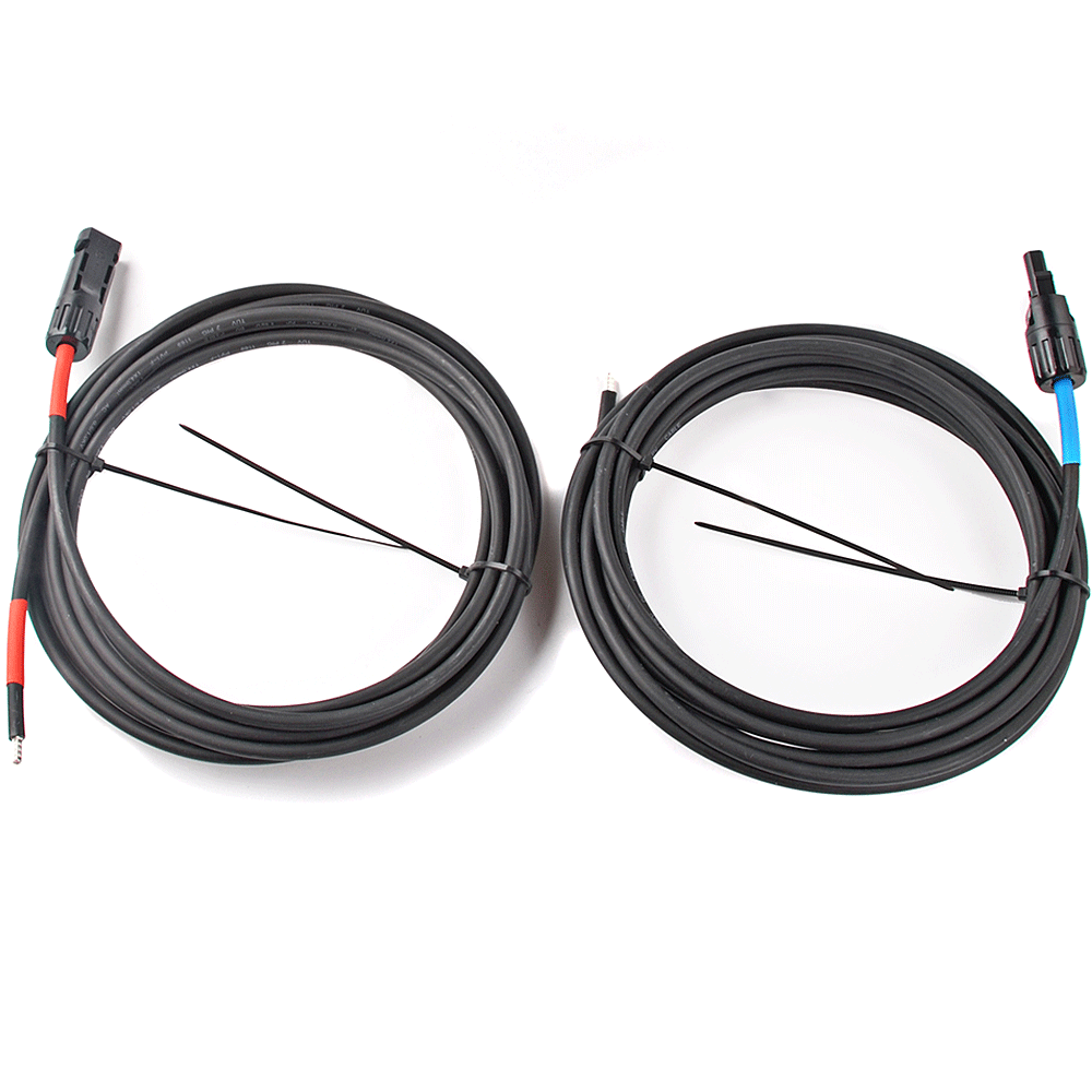 WATTSTUNDE® MVK 6.1 Anschlusskabel Solarmodul zu Laderegler 2x 1 Meter 6mm²