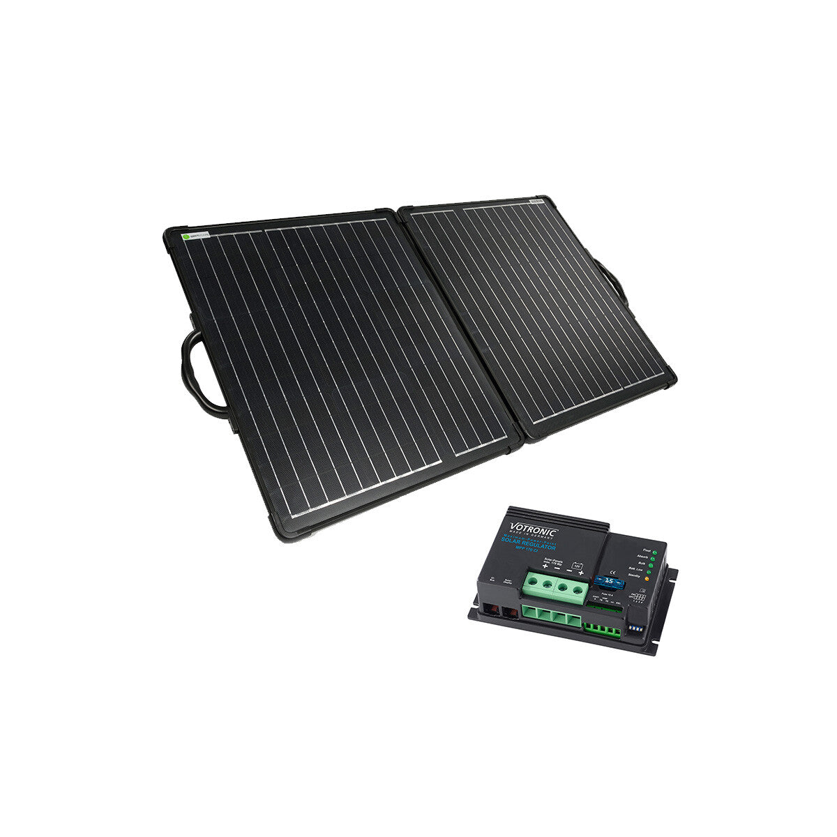 WATTSTUNDE® 120W ULTRA LIGHT Solarkoffer WS120SUL mit Votronic MPP170CI