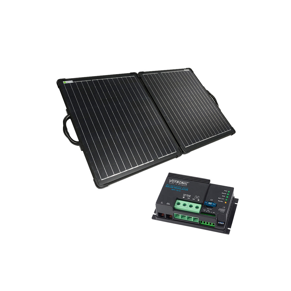 WATTSTUNDE 80W ULTRA LIGHT Solarkoffer WS80SUL mit Votronic MPP170 CI