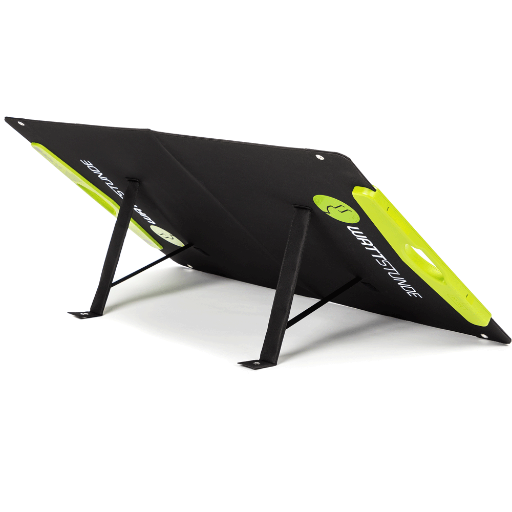 WATTSTUNDE® 100 W SolarBuddy Solar Bag WS100SB with direct USB connection