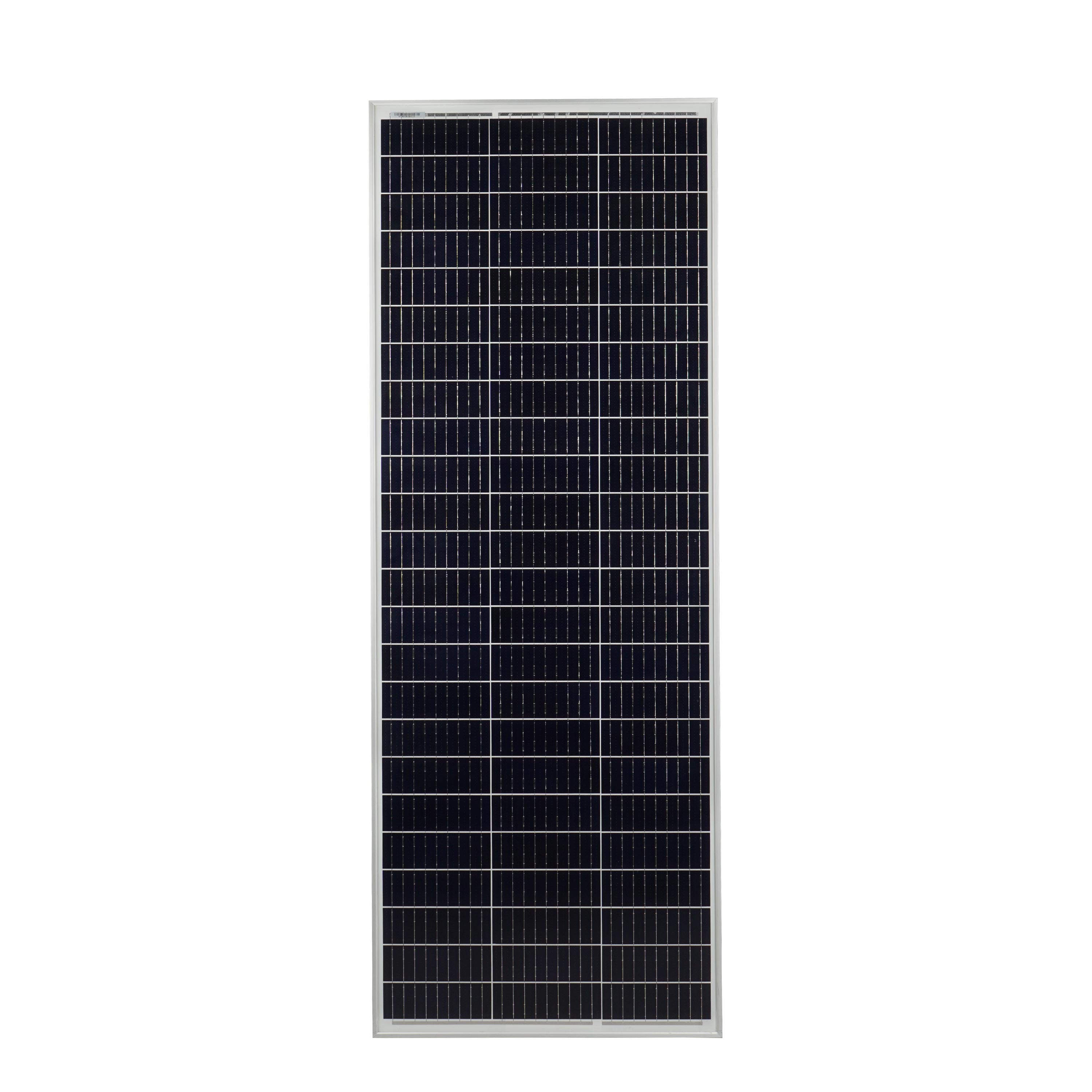 130W SOLA Frame Mono Motorhome Complete Set Black