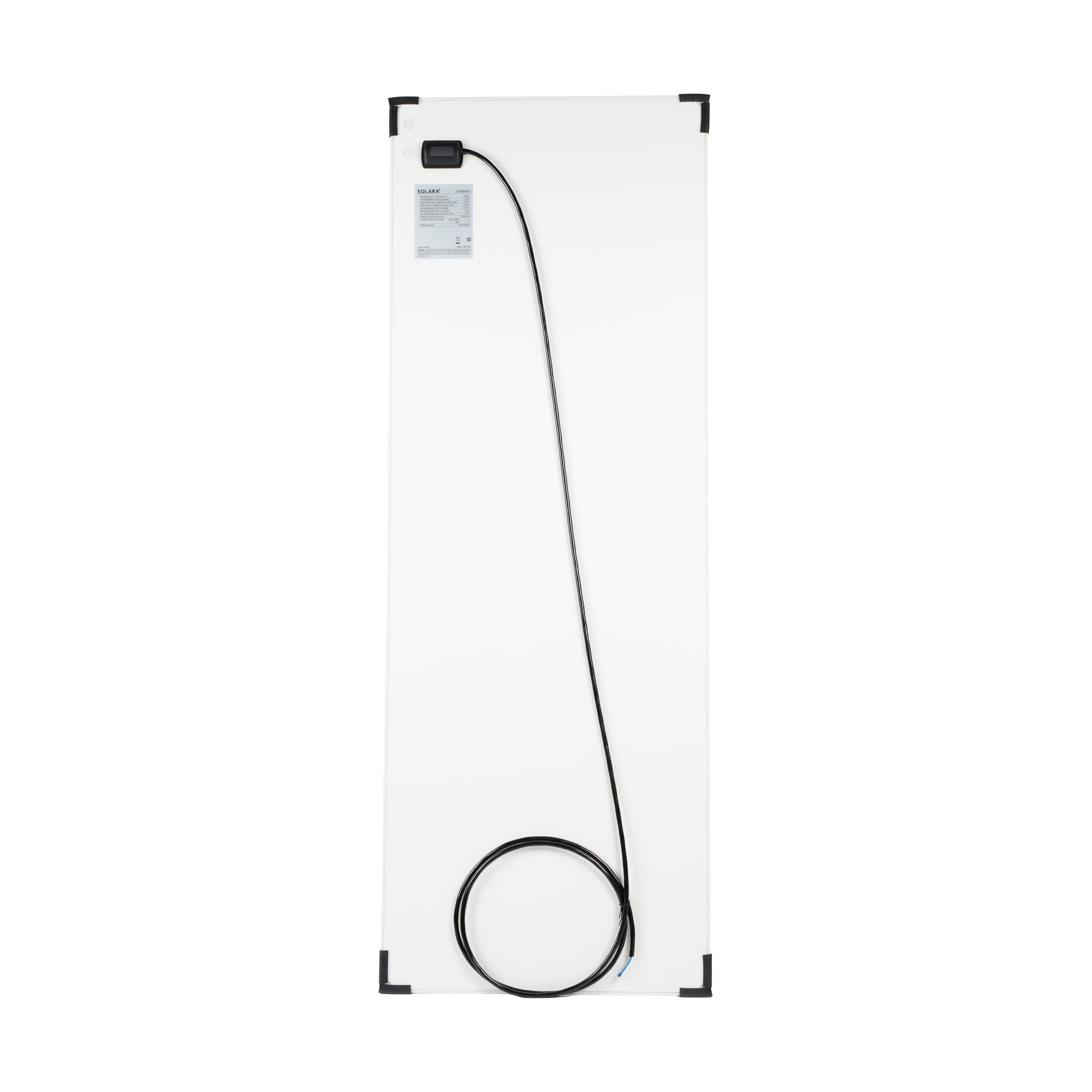 SOLARA Power M-Serie S705M43 Marine160Wp Kabelausgang Rückseite