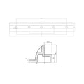 201-1111 - Solarmodul Halterung HXH68/W ASA Kunststoff weiß (1)
