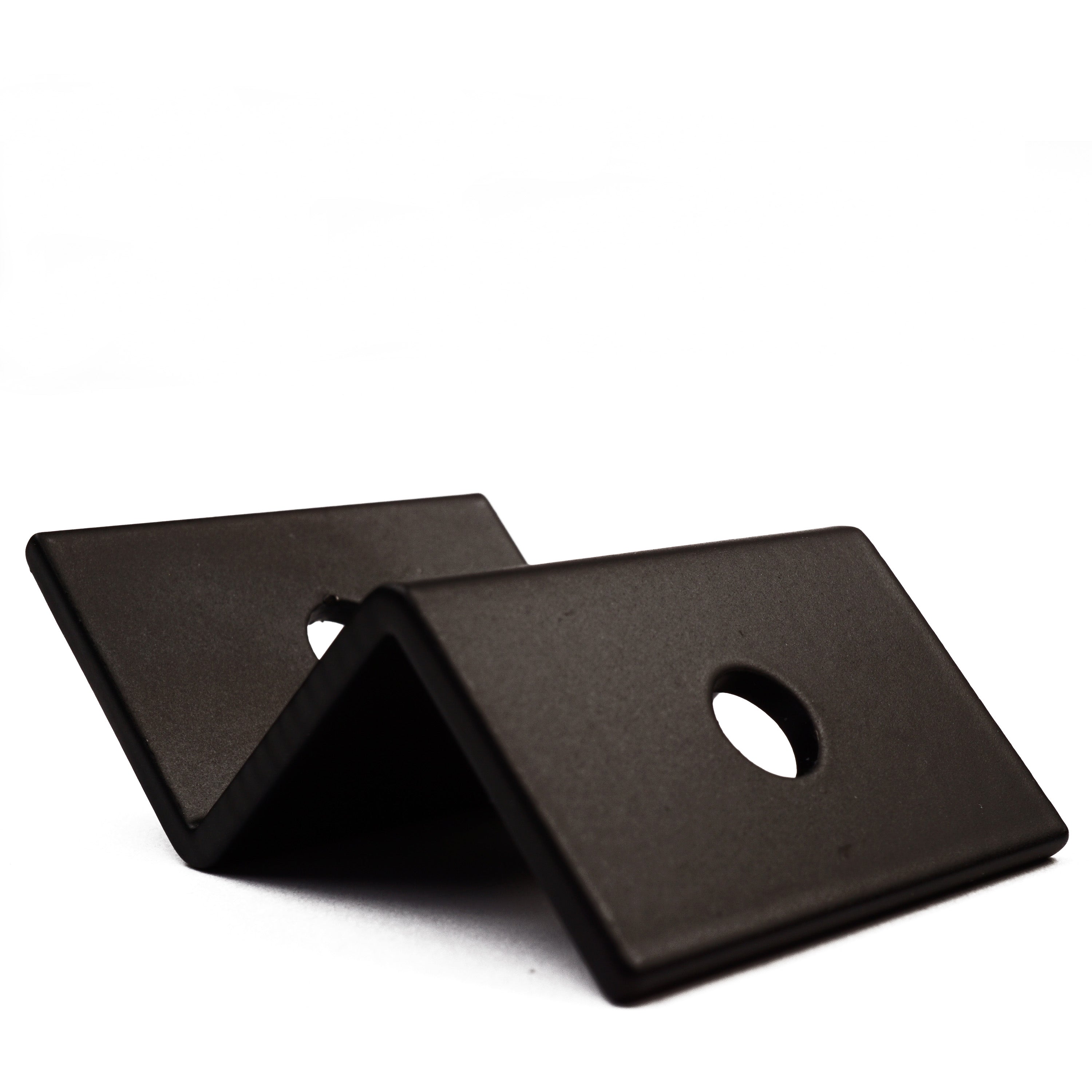 WATTSTUNDE® 38 mm Aluminum Z-Bracket HSZ38 Black Mount