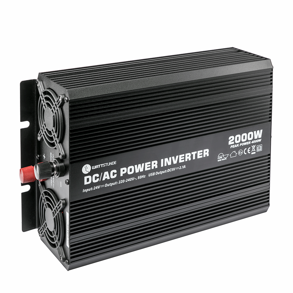 301-12002 - 2000 W / 4000 W 24 V Sinus Spannungswandler WS24/2000SI (1)
