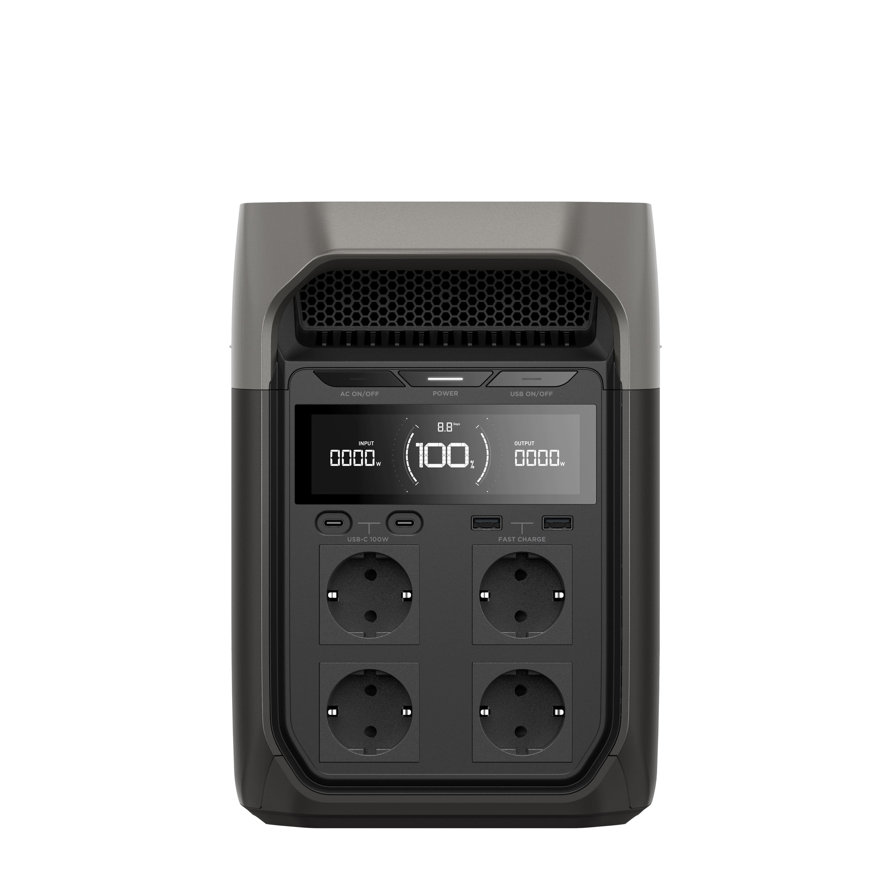 EcoFlow DELTA 3 Powerstation Bundle mit WATTSTUNDE® SolarBuddy 100 W Solartasche