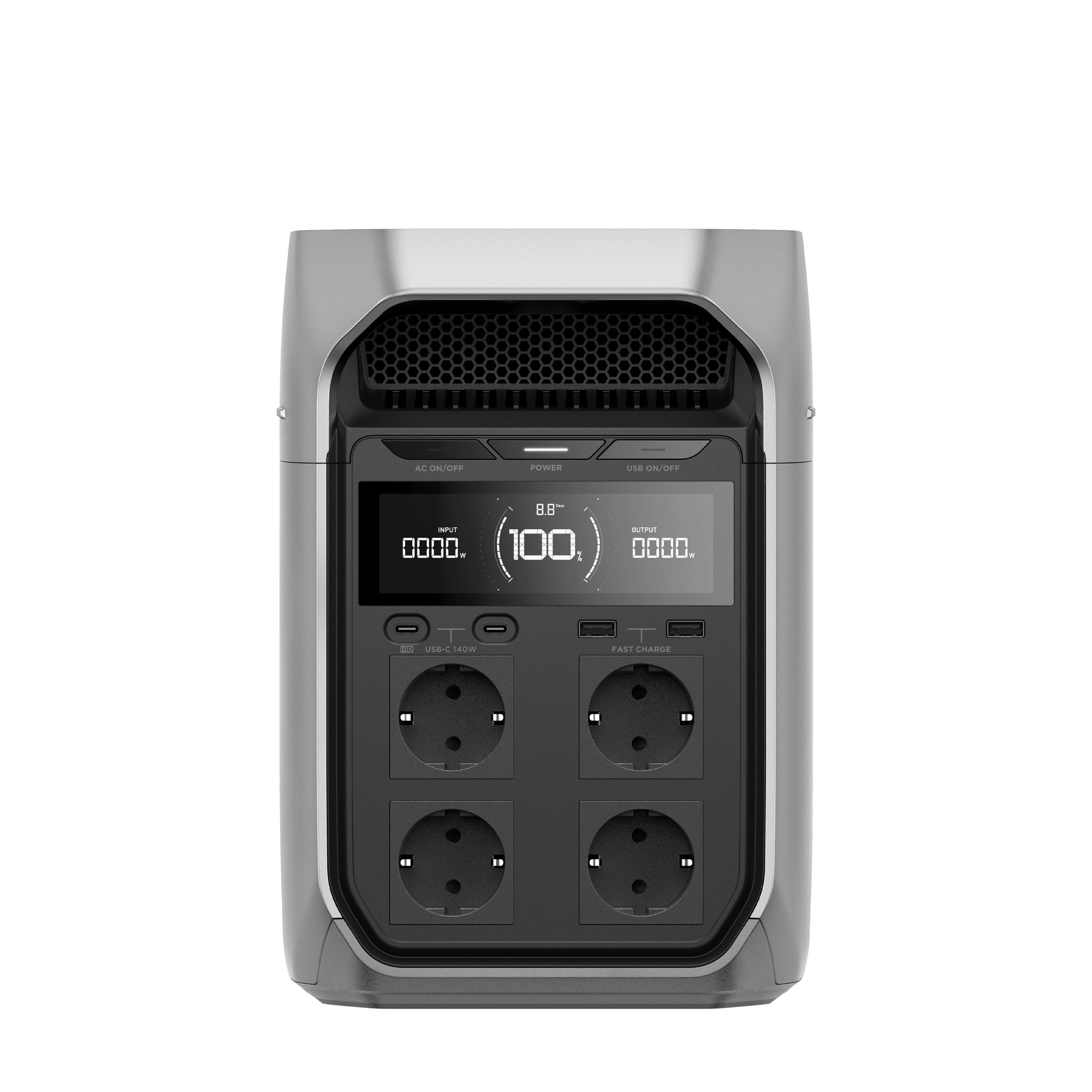 EcoFlow DELTA 3 Plus Powerstation Bundle mit WATTSTUNDE SOLA Ease 100W SunFolder Solartasche