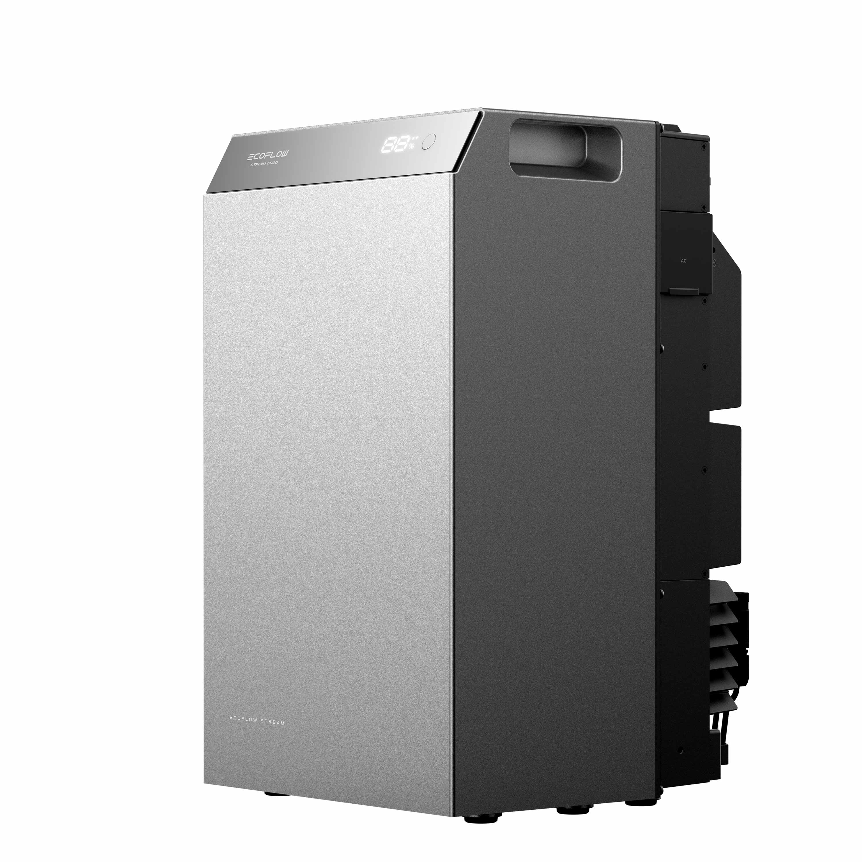 2000 W EcoFlow STREAM 5000 Balkonkraftwerk | Set mit Mikrowechselrichter und 4 x 500 W DAH bifacial Solarmodul ohne Halterung und 5 kWh Speicher