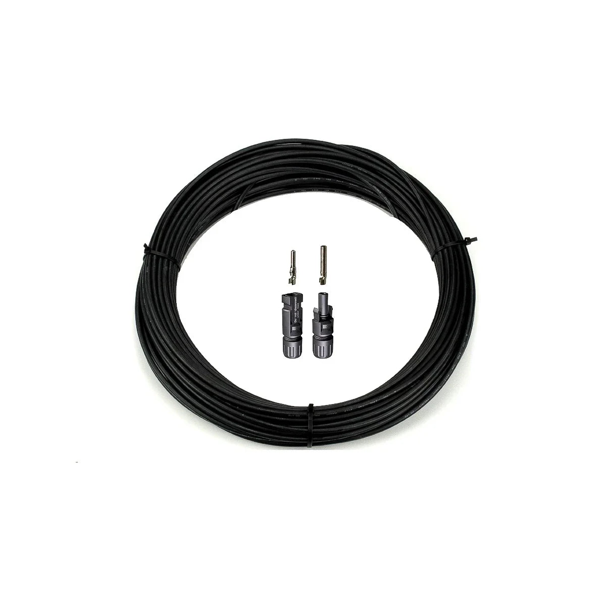 4mm² solar cable (L) + MC4 connector set loose (40 meters)