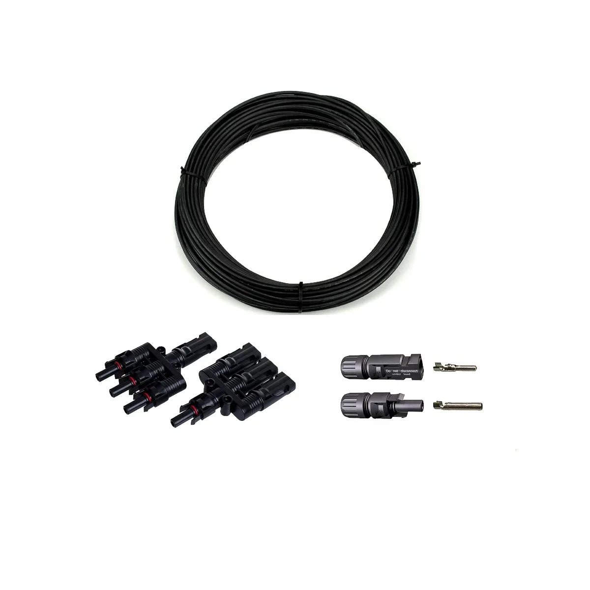 6mm² Anschluss Set III - 3 Module parallel 20 Meter (L)