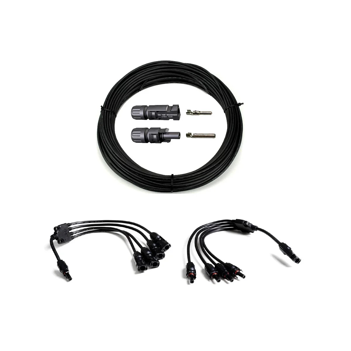 6mm² Anschluss Set IV - 4 Module parallel 20 Meter (L)