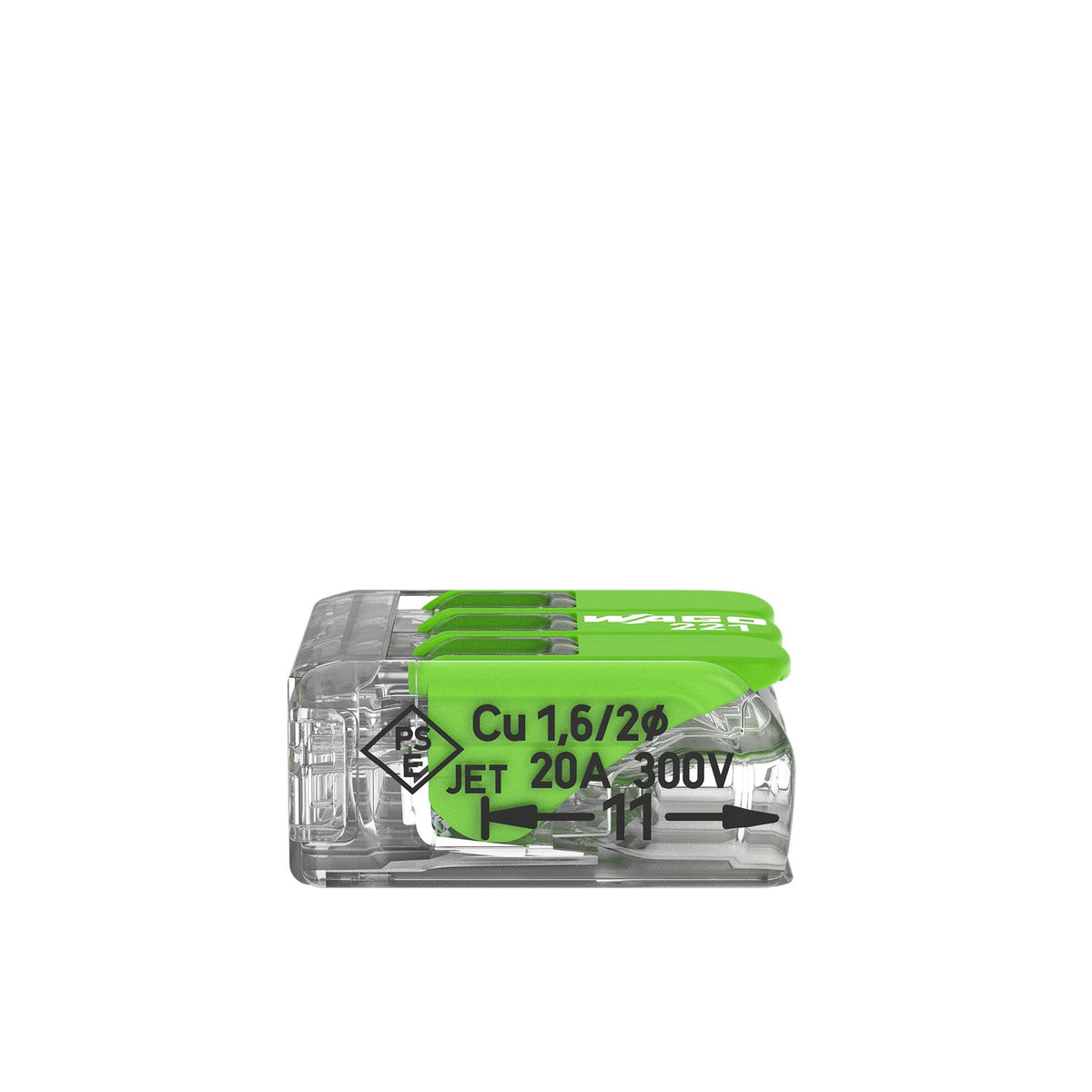 902-1032 - Verbindungsklemme Green Range flexibel bis 4mm² - 221-423 (5)