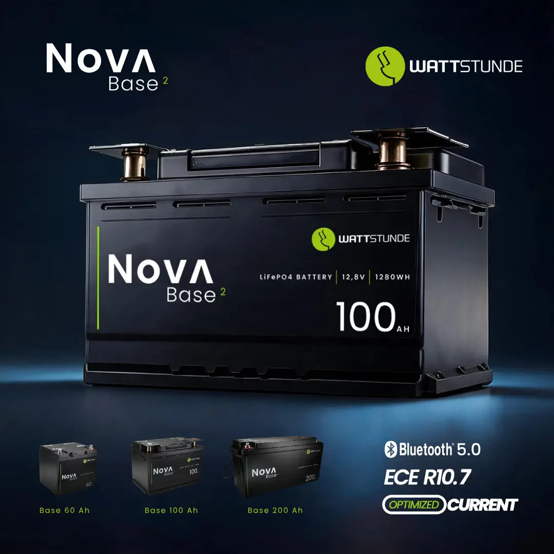 WATTSTUNDE® NOVA Base 2 100Ah Batterie LiFePO4