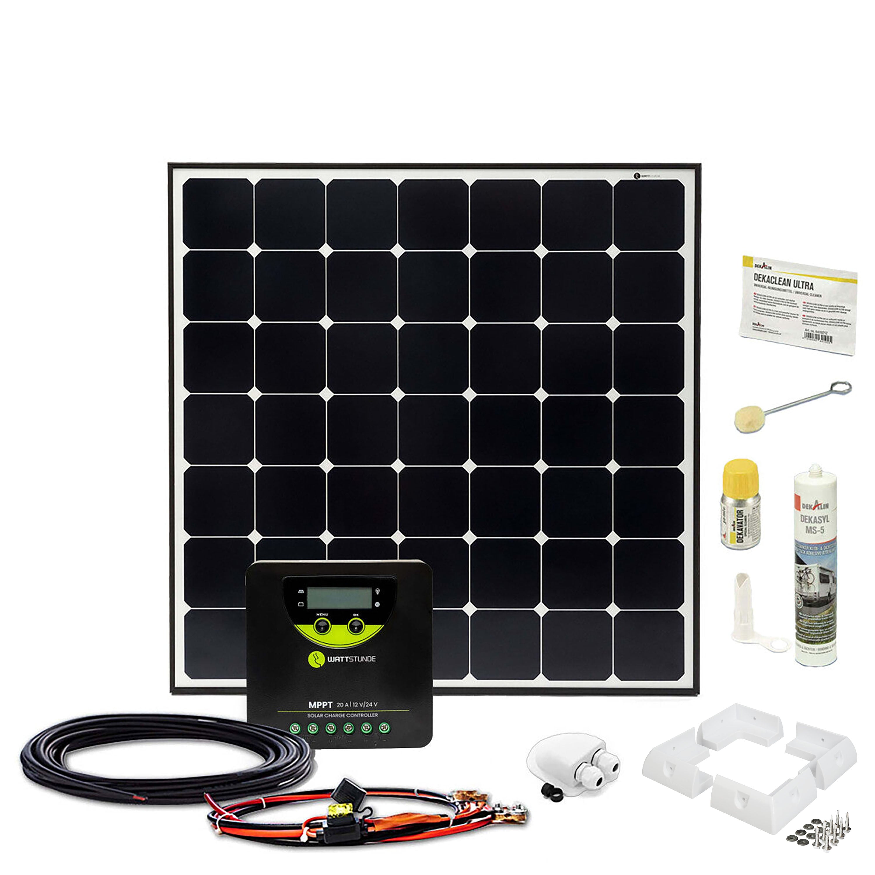 190Wp SOLA Frame Daylight Sunpower Wohnmobil Solaranlage WLR-BT 20.90 MPPT
