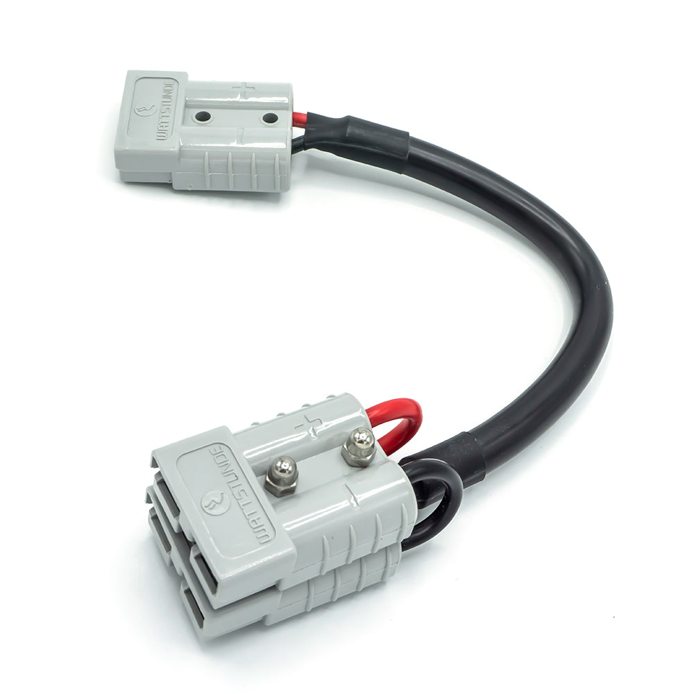 WATTSTUNDE® Adapter cable (2x)4 mm² A50/2xA50 (Parallel) 20 cm black