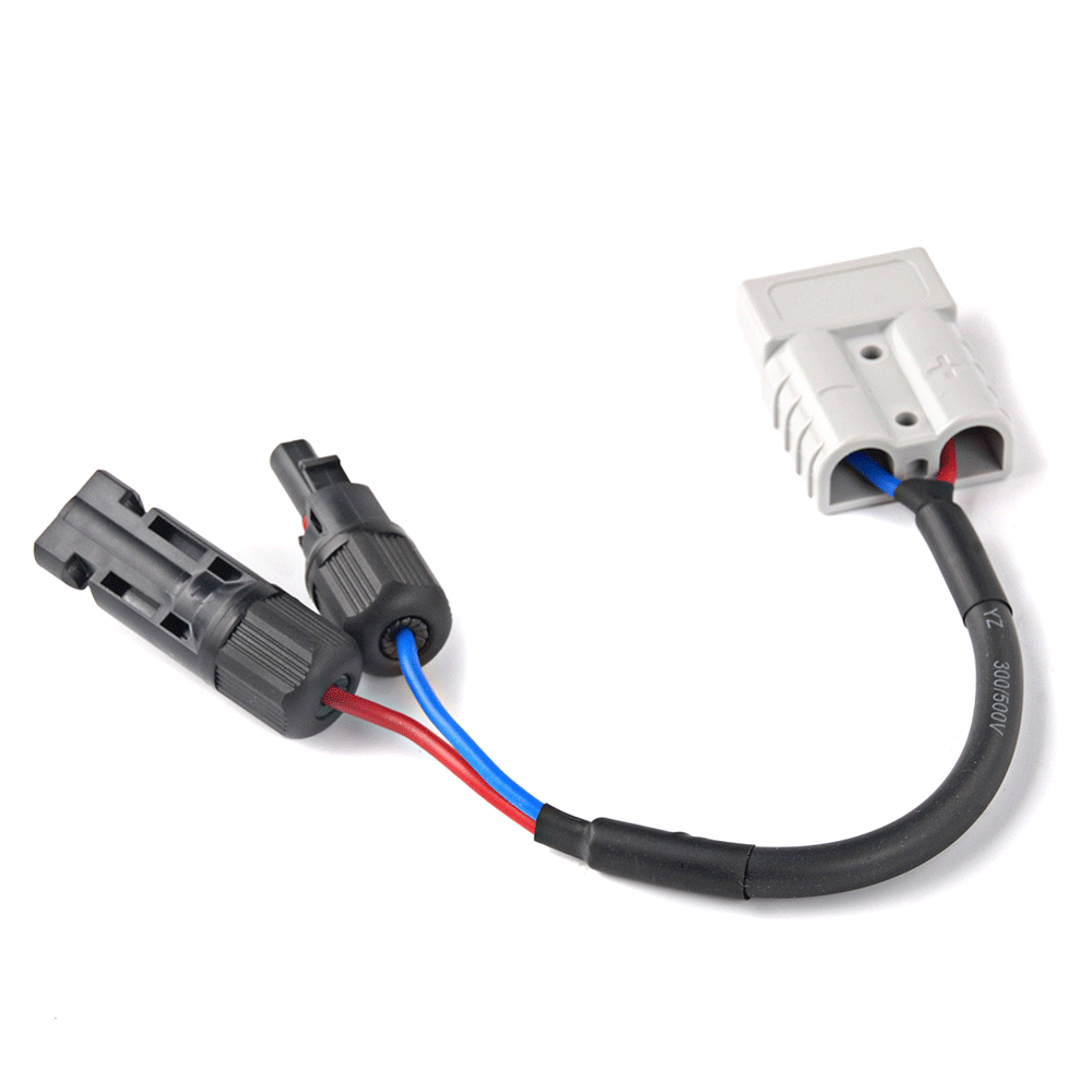 WATTSTUNDE® Adapter cable (2 x) 4 mm² Type-MC4/A50 20 cm black