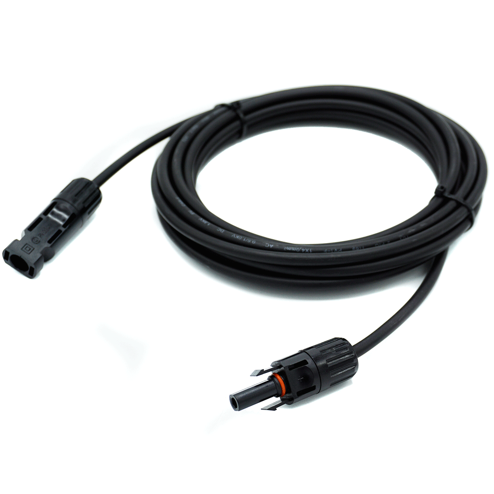 WATTSTUNDE® VSS 6.3 Extension cable solar module to solar module 2x 3 meters 6mm²