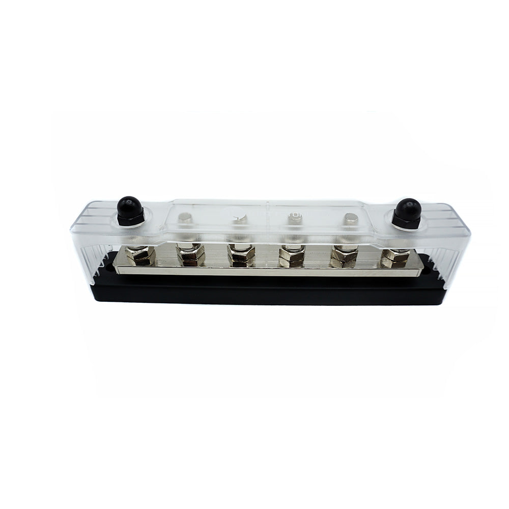 WATTSTUNDE® Busbar 6xM8 150 A / 70 V black