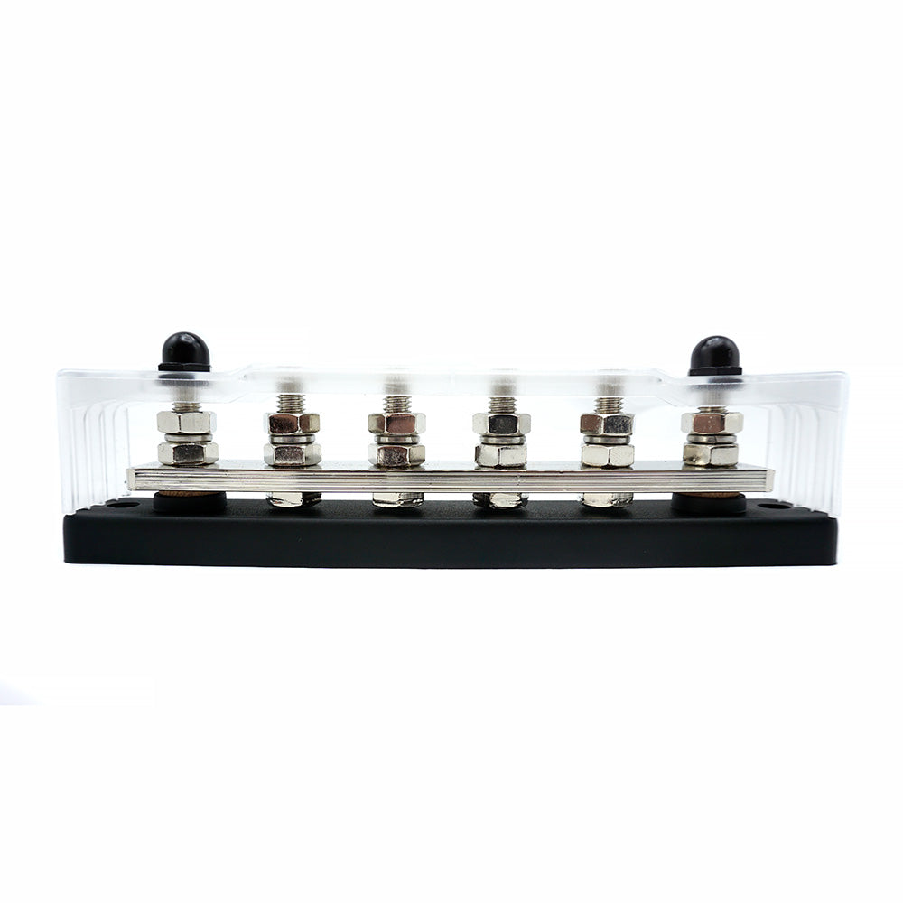 WATTSTUNDE® Busbar 6xM8 150 A / 70 V black