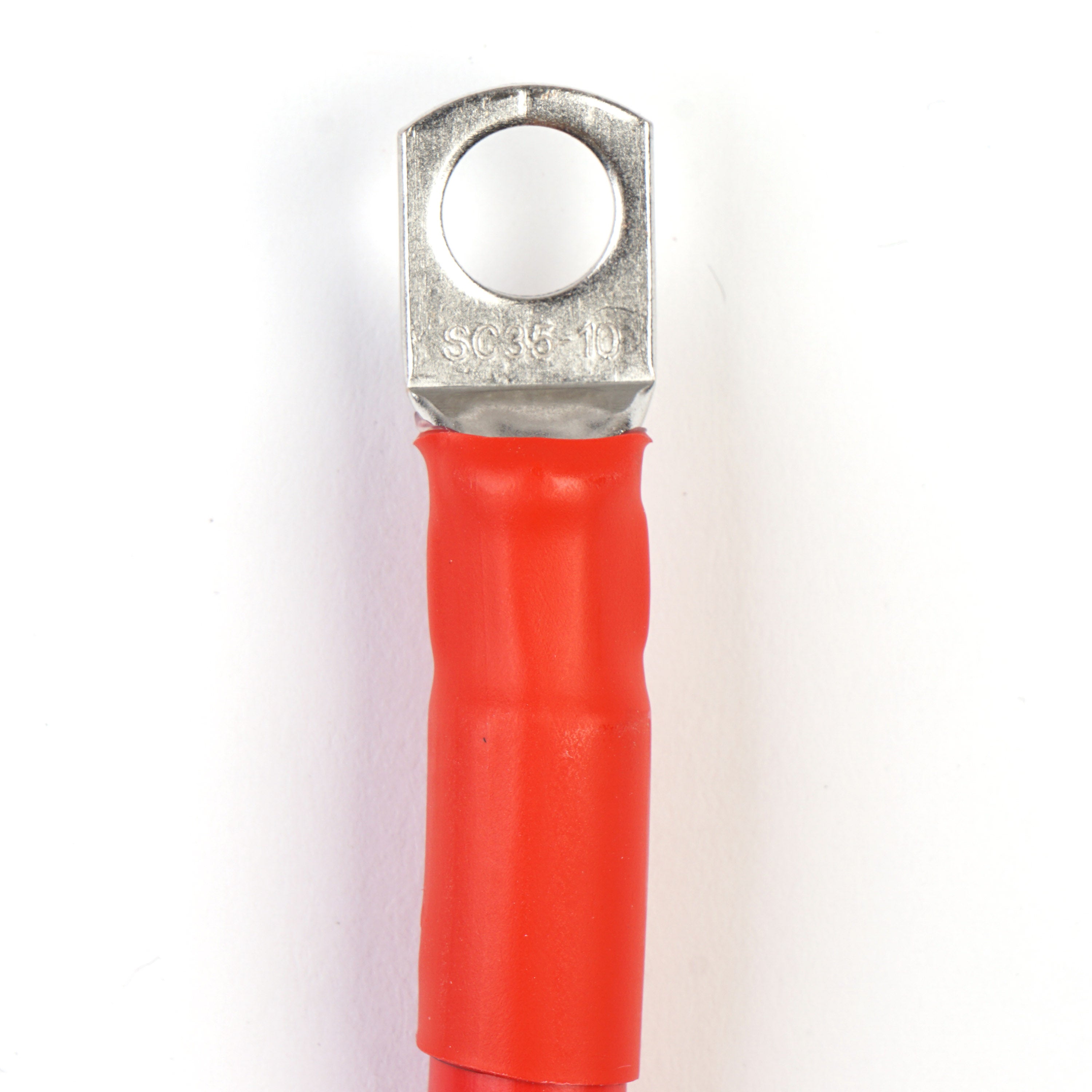 WATTSTUNDE® Battery Cable 35 mm² M8/M10 15 cm red