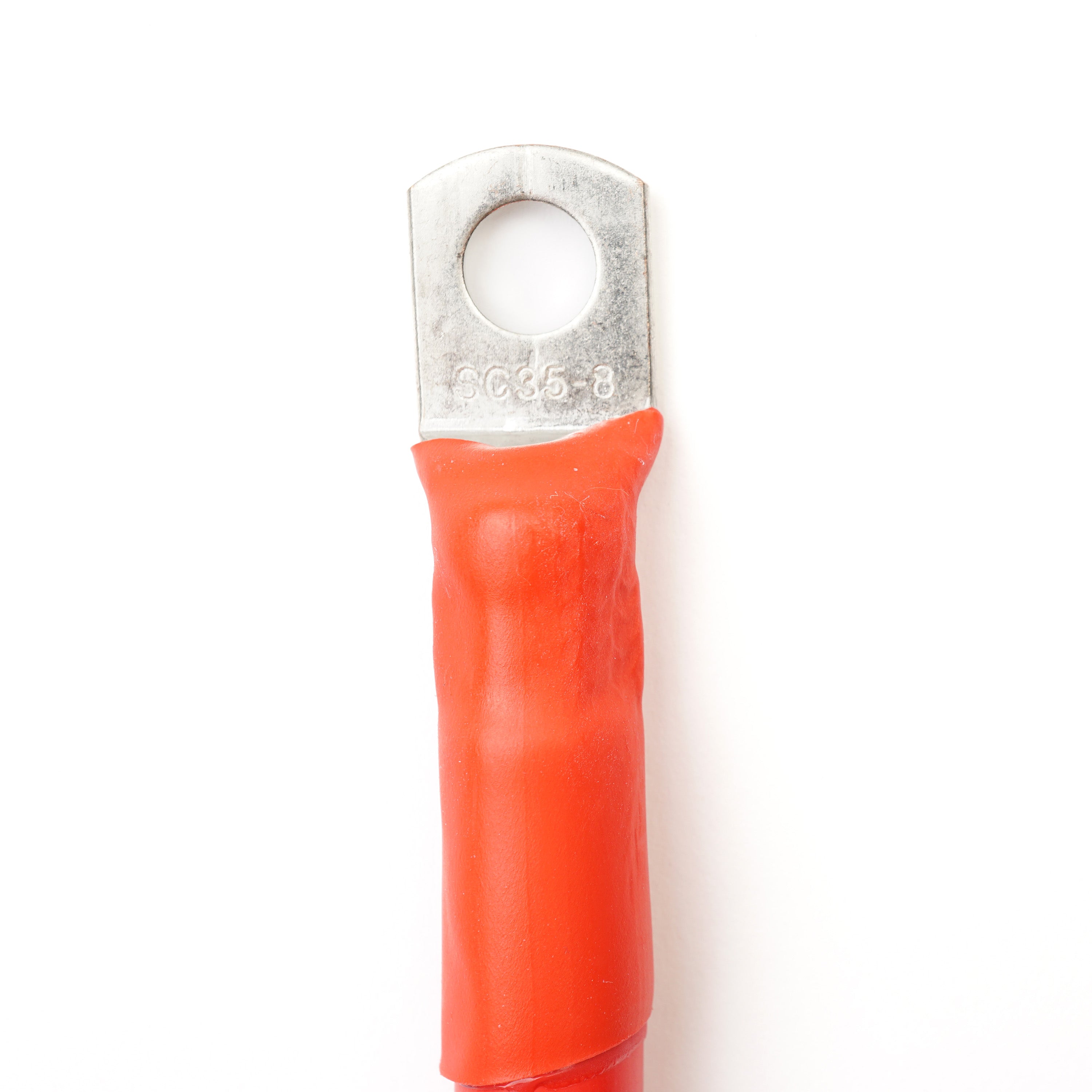 WATTSTUNDE® Batteriekabel 35 mm² M8/M8 15 cm rot