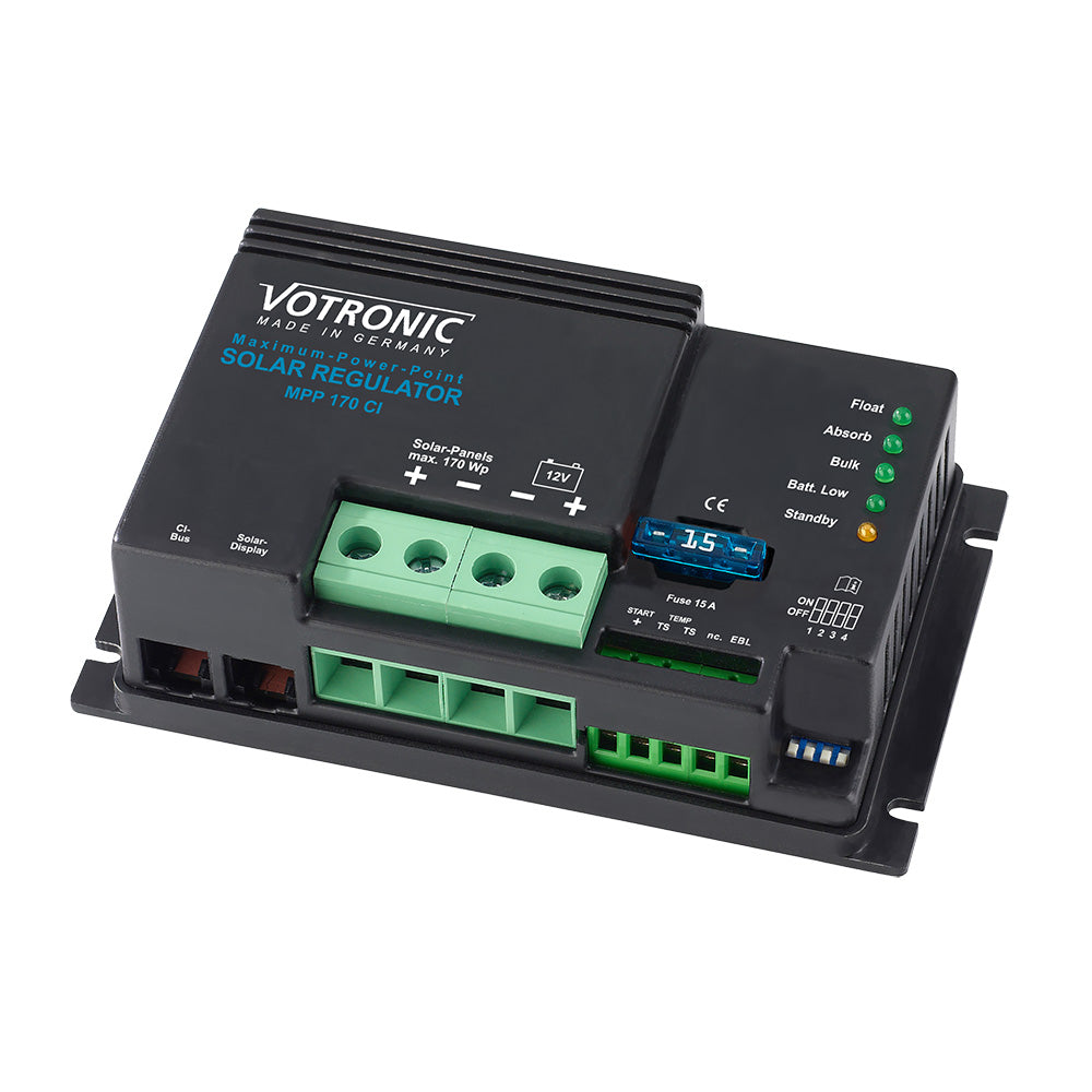 WATTSTUNDE® 100W SolarBuddy Solartasche WS100SB mit Votronic MPP170 CI Laderegler