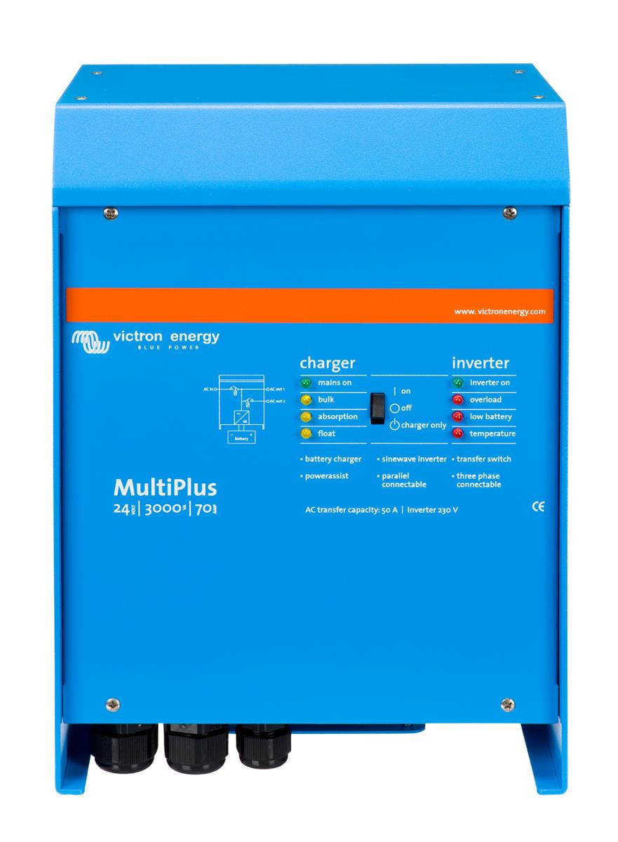 Victron MultiPlus 24/3000/70-16 Wechselrichter 2400W und Ladegerät 70A