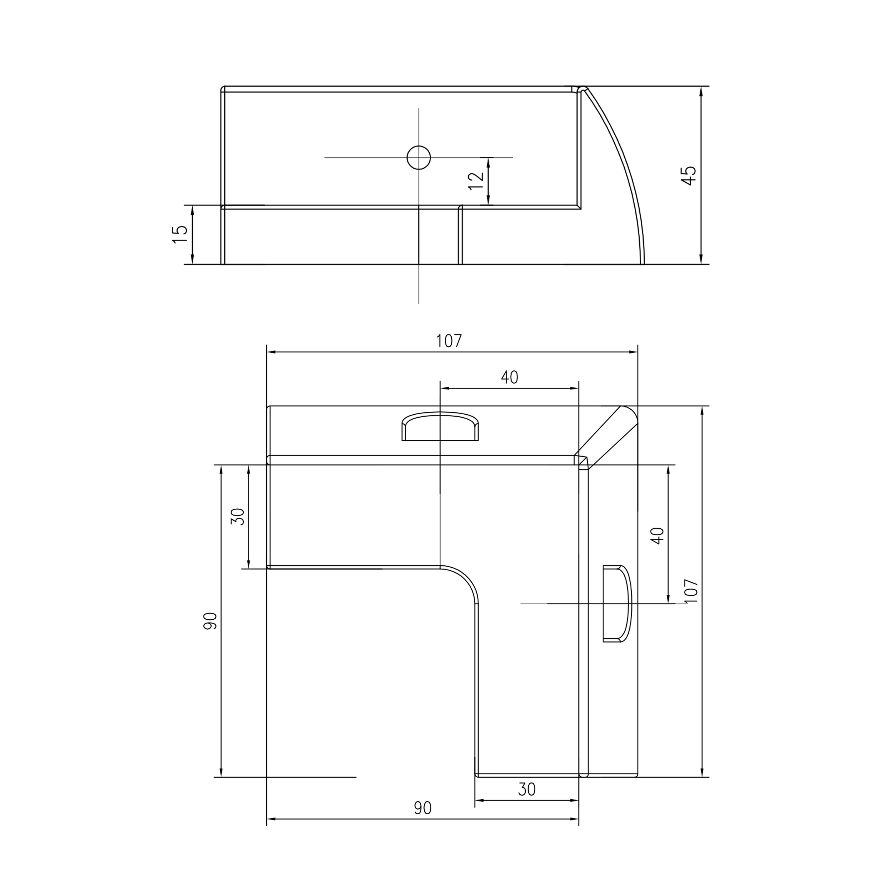 WATTSTUNDE® MOUNT solar module bracket corner white