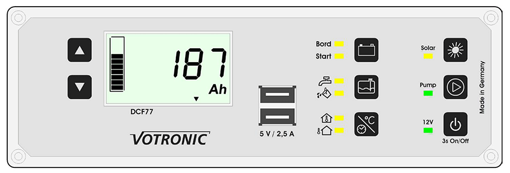 Votronic Power Control VPC Jupiter 100  mit Smart-Shunt und Masseband 25 mm² - 5747