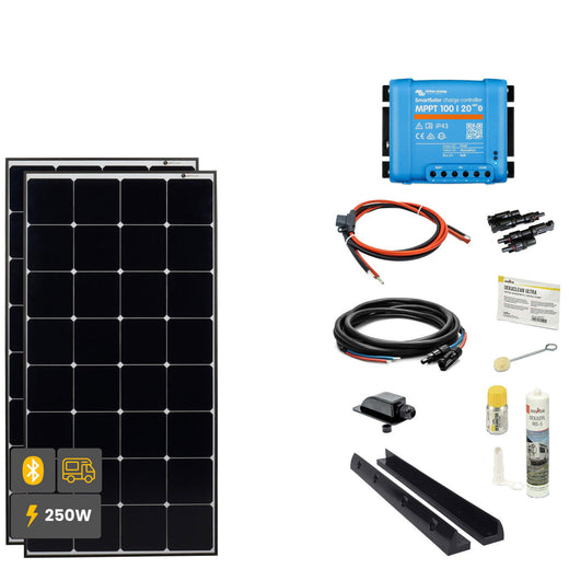 WATTSTUNDE SOLA Frame Daylight Wohnmobil Komplettset 250 W schwarz